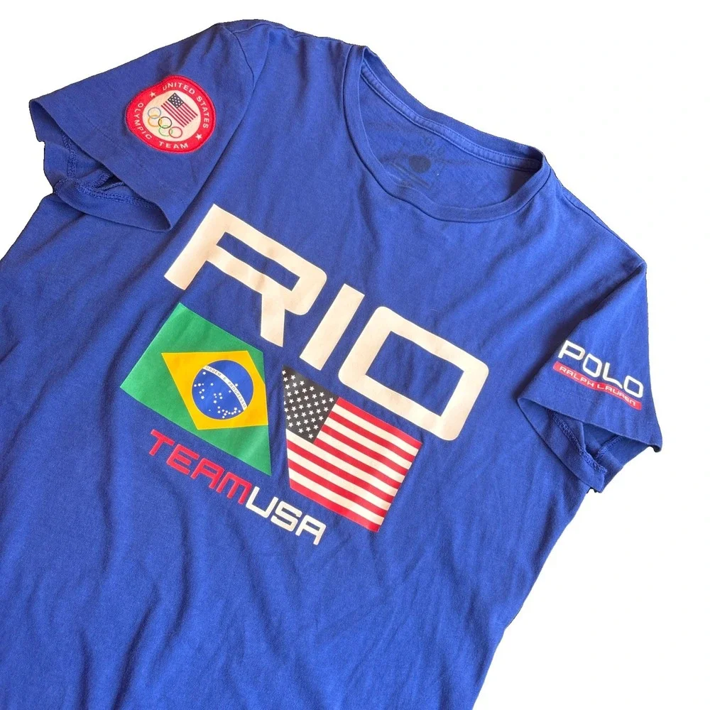 Polo Ralph Lauren Rio Team USA Tshirt Olympic Team Adult Small